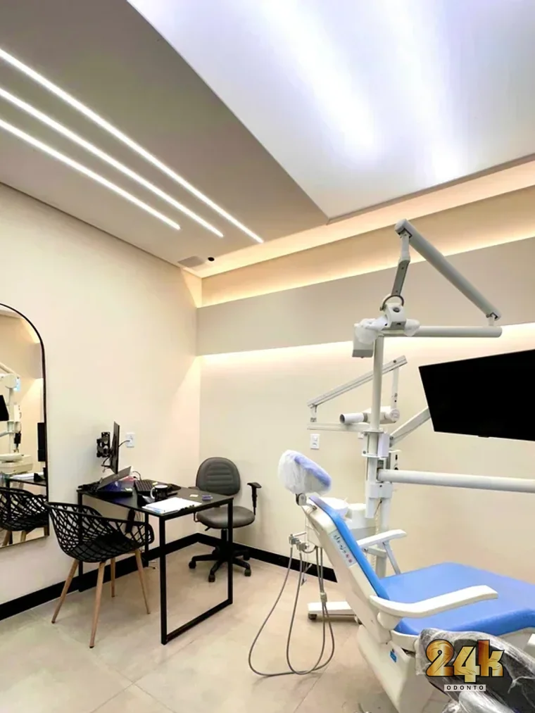 Consultório odontológico equipado da 24K Odonto